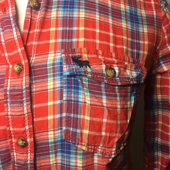 Abercrombie and Fitch | Plaid Button Down. Size S - Picture 2 of 6